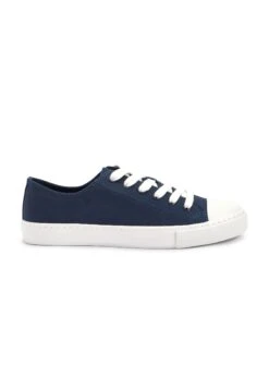Next Baseball Canvas - Sneakers Laag - Navy Blue