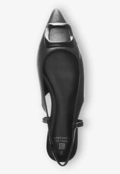 Next Forever Comfort® Buckle Detail Slingback- Slingback Ballerina´S - Black -Next 042b554c3c9d41e8b28bd65c7e97a633