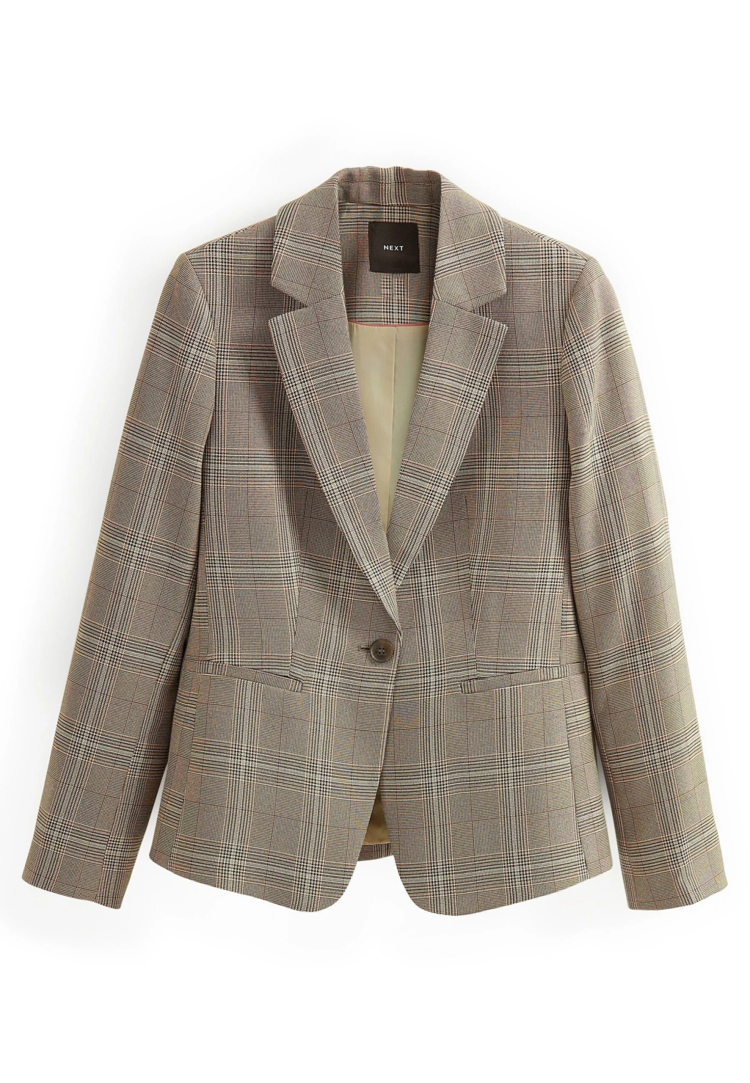 Next Tailored Single Breasted Standard - Blazer - Natural Check 8 Next Tailored Single Breasted Standard - Blazer - Natural Check - Afbeelding 6