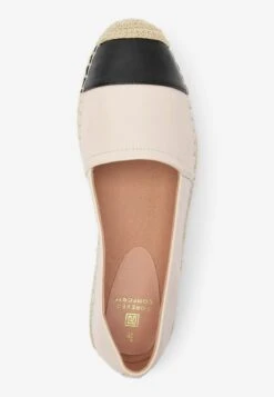 Next Forever Comfort Flat - Instappers - Nude Cream Black -Next 04ab740b6d1542d8973c44637d0868c6