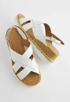Next Forever Comfort Crossover- Sandalen Met Sleehak - White 9 Next Forever Comfort Crossover- Sandalen Met Sleehak - White -Next 04bfabec54184f45b07fc1b18414f2f2