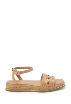 Next Forever Comfort DetailWith Ankle Strap R - Espadrilles - Tan Brown