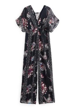 Next Batwing Wideleg Standard - Jumpsuit - Navy Blue Sparkle Floral -Next 06411321941648de979797c355eeabd2