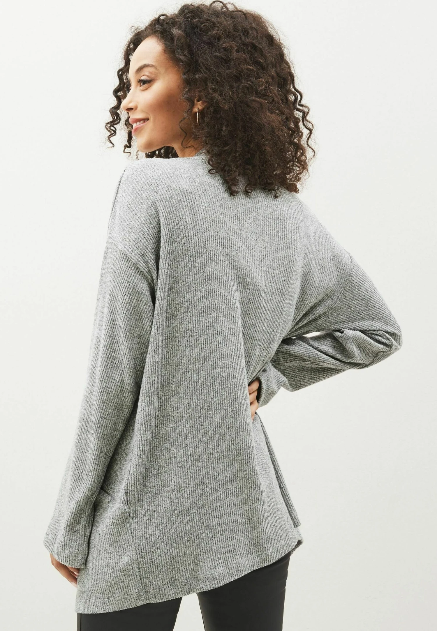 Next Soft Cosy Standard - Vest - Grey 5 Next Soft Cosy Standard - Vest - Grey - Afbeelding 3