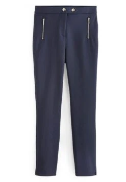 Next Elastic Back Zip Detail - Broek - Navy Blue -Next 07da86cf9d2741ec89f89e3cbc43eccd