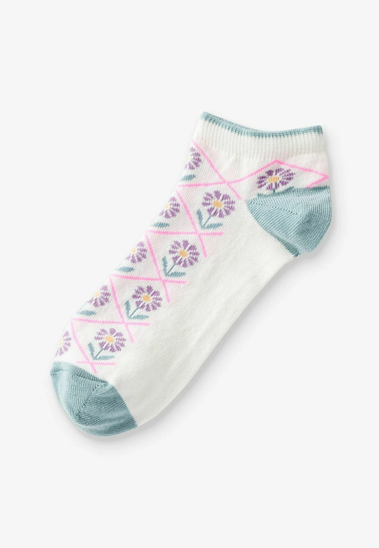 Next 3 Pack Standard - Enkelsokken - Lilac Purple Floral 6 Next 3 Pack Standard - Enkelsokken - Lilac Purple Floral - Afbeelding 4