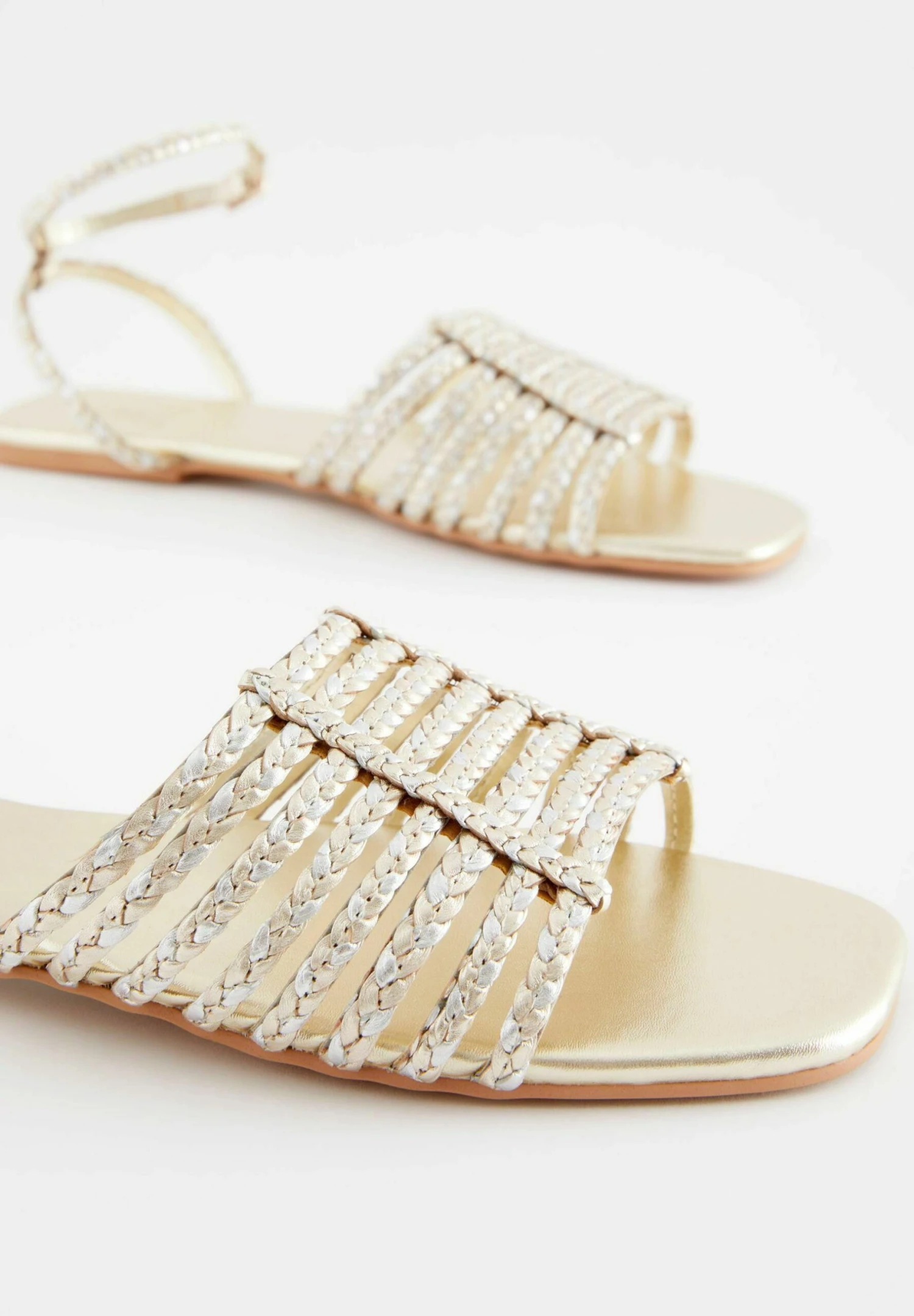 Next Forever Comfort Plait Standard - Sandalen - Gold 7 Next Forever Comfort Plait Standard - Sandalen - Gold - Afbeelding 5