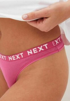 Next Mono Print Rich Logo Knickers Four Pack - Slip - Bright Colours -Next 0a05cb71deb246aa802ab82da619cd9c