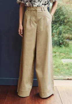 Next Wide LegStandard - Broek - Cream