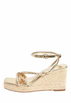 Next Forever Comfort Rope Standard - Sandalen Met Sleehak - Gold