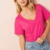 Next Essentials Short Sleeve V-Neck- T-Shirt Basic - Pink 2 Next Essentials Short Sleeve V-Neck- T-Shirt Basic - Pink -Next 0f9ce1289b024d89b59dbf3a8a1da70c