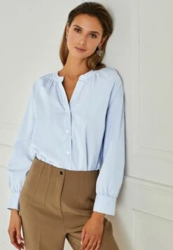 Next Chambray Standard - Blouse - Pale Blue -Next 109c2e230d0644b49d18f24f6dbb5272