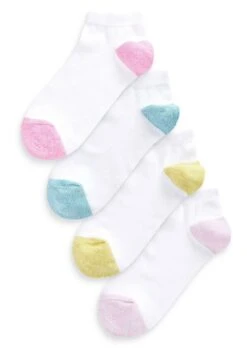 Next 4 Pack - Enkelsokken - White Pastel