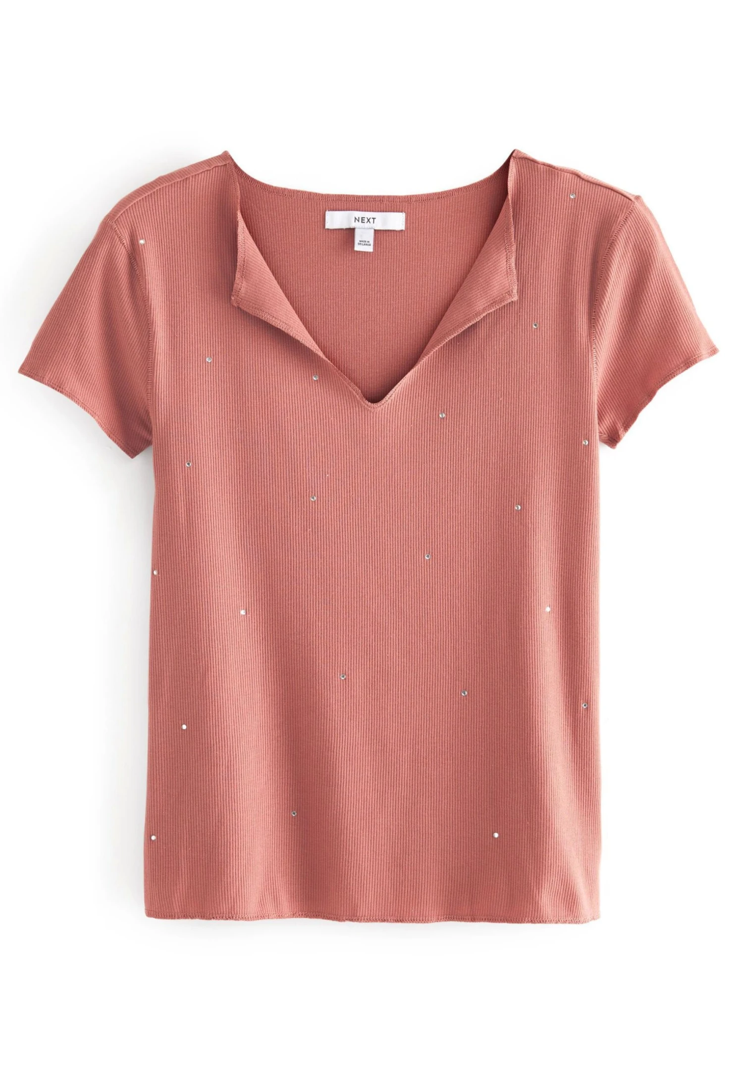 Next Short Sleeve Raw Edge Standard - T-Shirt Print - Pink Embellished Sparkle 7 Next Short Sleeve Raw Edge Standard - T-Shirt Print - Pink Embellished Sparkle - Afbeelding 5