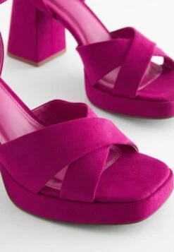 Next Forever Comfort Flare - Sandalen Met Plateauzool - Pink -Next 14d723603d014ea88dc04b3f4046e02a