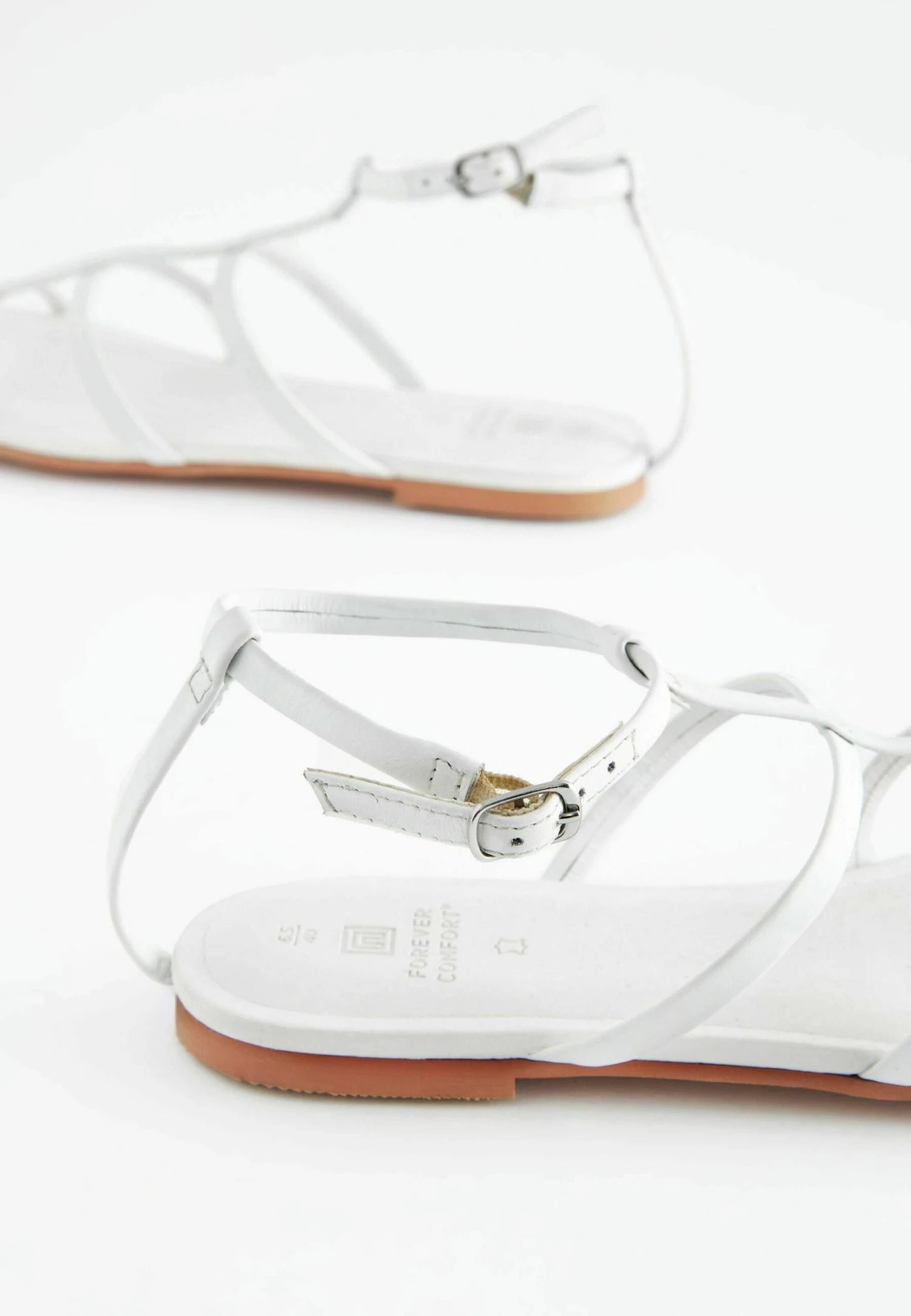 Next Simple Gladiator Standard - Sandalen - White 5 Next Simple Gladiator Standard - Sandalen - White - Afbeelding 3