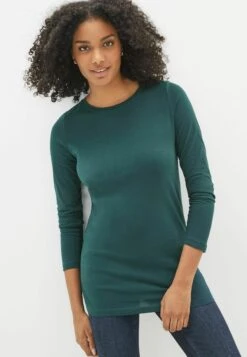 Next Longline Long Sleeve Crew Neck Standard - Longsleeve - Petrol Blue