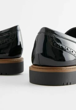 Next Forever Comfort Brogue Detail Chunky Loafers Standard - Mocassins - Black -Next 16a93b29c6e24709997cad5dd8626034