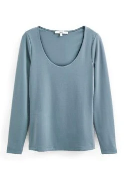 Next Fitted Seamless Stretch Long Sleeve Standard - Longsleeve - Powder Blue -Next 17a67a1602bc421da19618ab1dc93c3e
