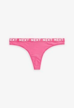 Next Mono Print Rich Logo Knickers Four Pack - Slip - Bright Colours -Next 18d6deaa8b05495d9d706eefdb58ba4d