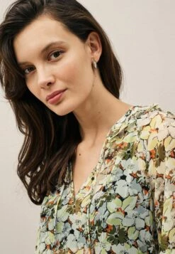 Next Sheer With Trim Detail Standard - Blouse - Cream Floral -Next 193fa392f6514d21bfc3062e8a537d2c