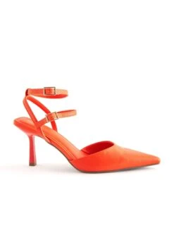 Next Sandalen Met Enkelbandjes - Orange