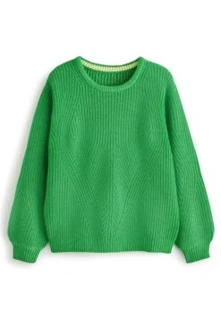 Next Chenille Crew Neck - Trui - Green -Next 1a6dddb75b864bb8b132de02cbe3d1a0