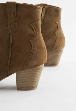 Next Forever Comfort Western Regular Wide Fit - Cowboy-/Bikerlaarsjes - Tan Brown -Next 1b6ea9b5119d490f91e818adecaa1b30