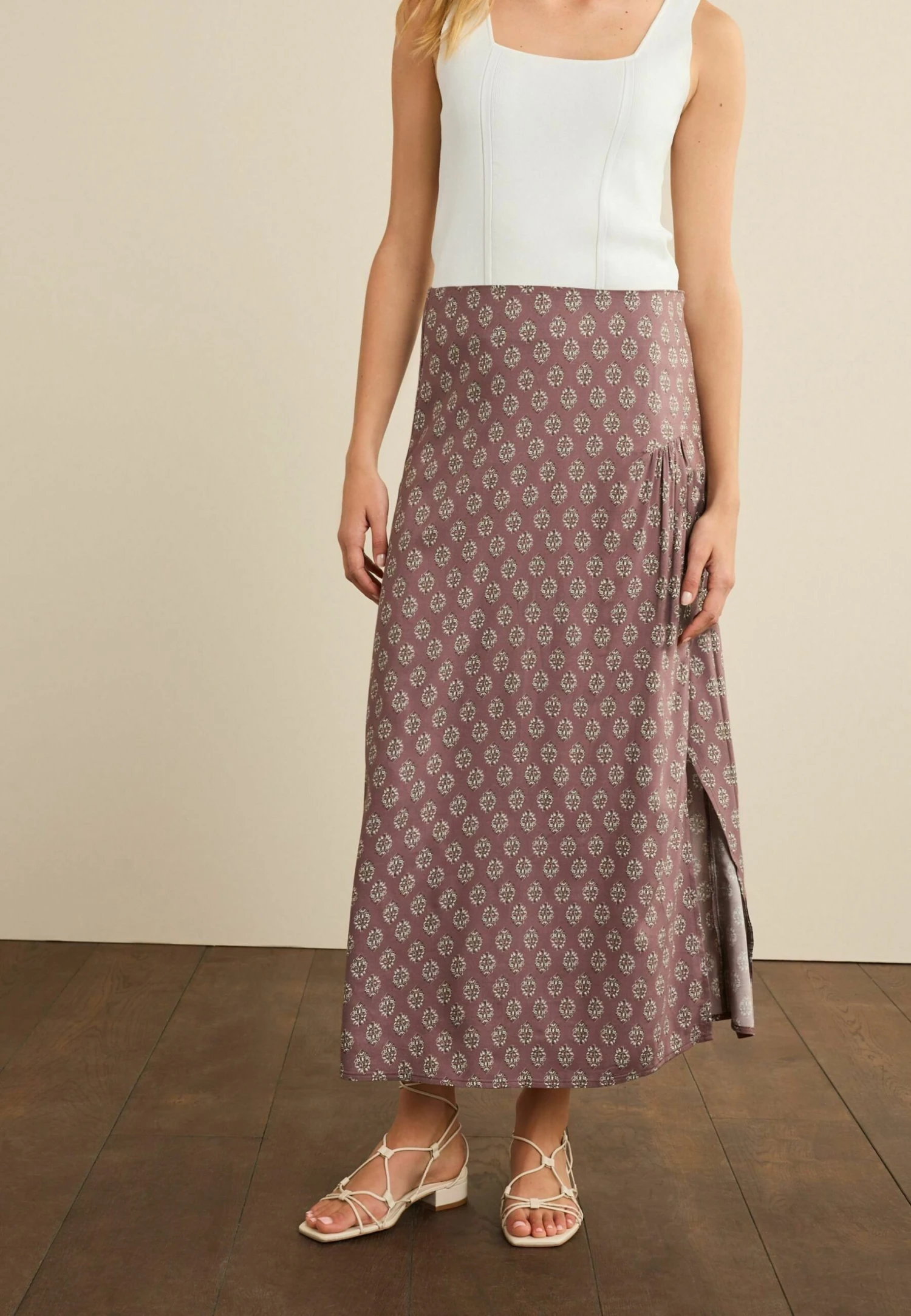 Next Split Standard - A-Lijn Rok - Mauve Purple 4 Next Split Standard - A-Lijn Rok - Mauve Purple - Afbeelding 2