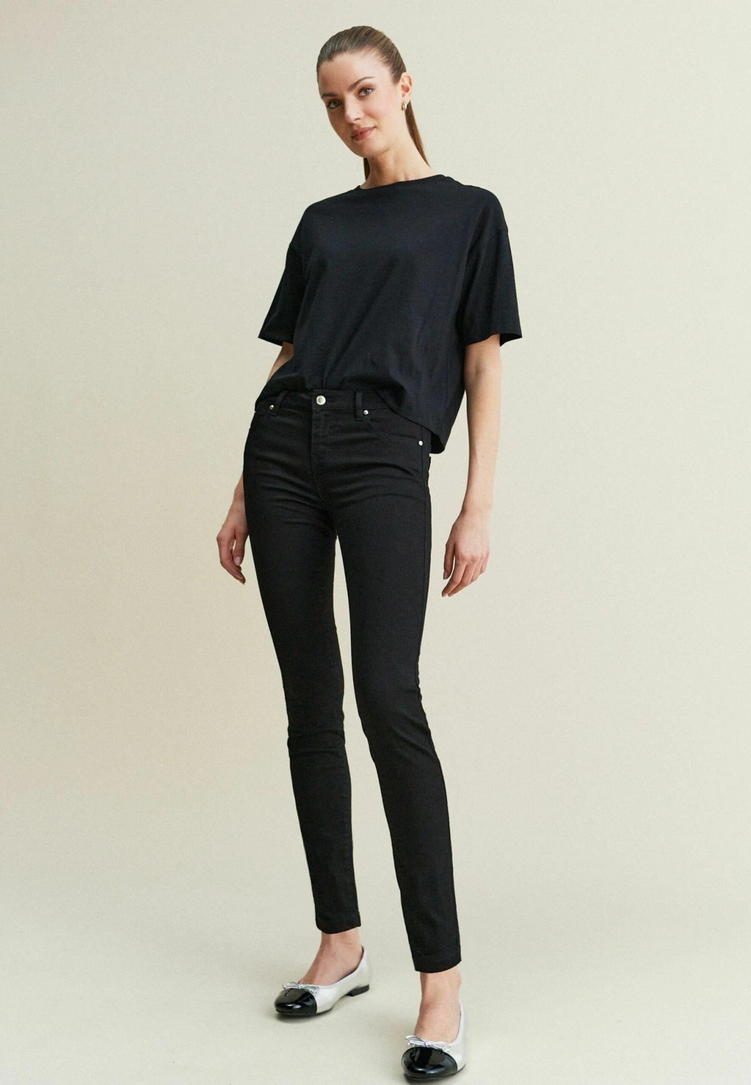 Next Push-Up Standard - Jeans Skinny Fit - Black 4 Next Push-Up Standard - Jeans Skinny Fit - Black - Afbeelding 2