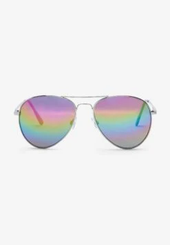 Next Rainbow Lens Aviator Style Standard - Zonnebril - Silver -Next 1ec523c3efd64358987e50485f8cd430