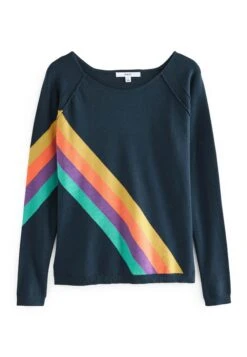 Next Rainbow Stripe Standard - Trui - Navy Blue 11 Next Rainbow Stripe Standard - Trui - Navy Blue -Next 20a6db10801b4edcbd20efcfcca536eb