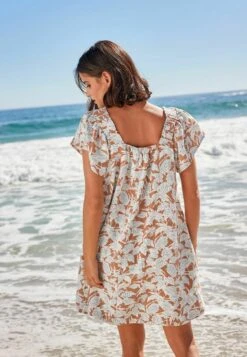 Next Blend Flutter Sleeve Mini Standard - Jurk - Blush Floral -Next 210f435db7ca4034b5746dd361feefb4