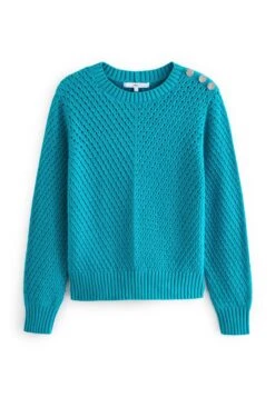 Next Gem Button Stitch Detail Crew Neck Standard - Trui - Bright Blue 11 Next Gem Button Stitch Detail Crew Neck Standard - Trui - Bright Blue -Next 21fa7ca2b00b4a5c8584ab2a6a18bd69