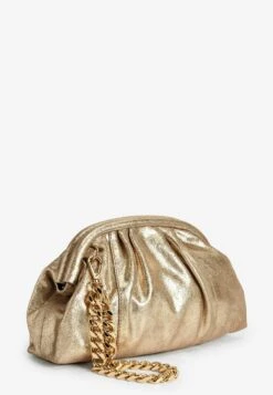 Next Snap Chain - Clutch - Gold -Next 22830d998fe74d70a32586419261373a