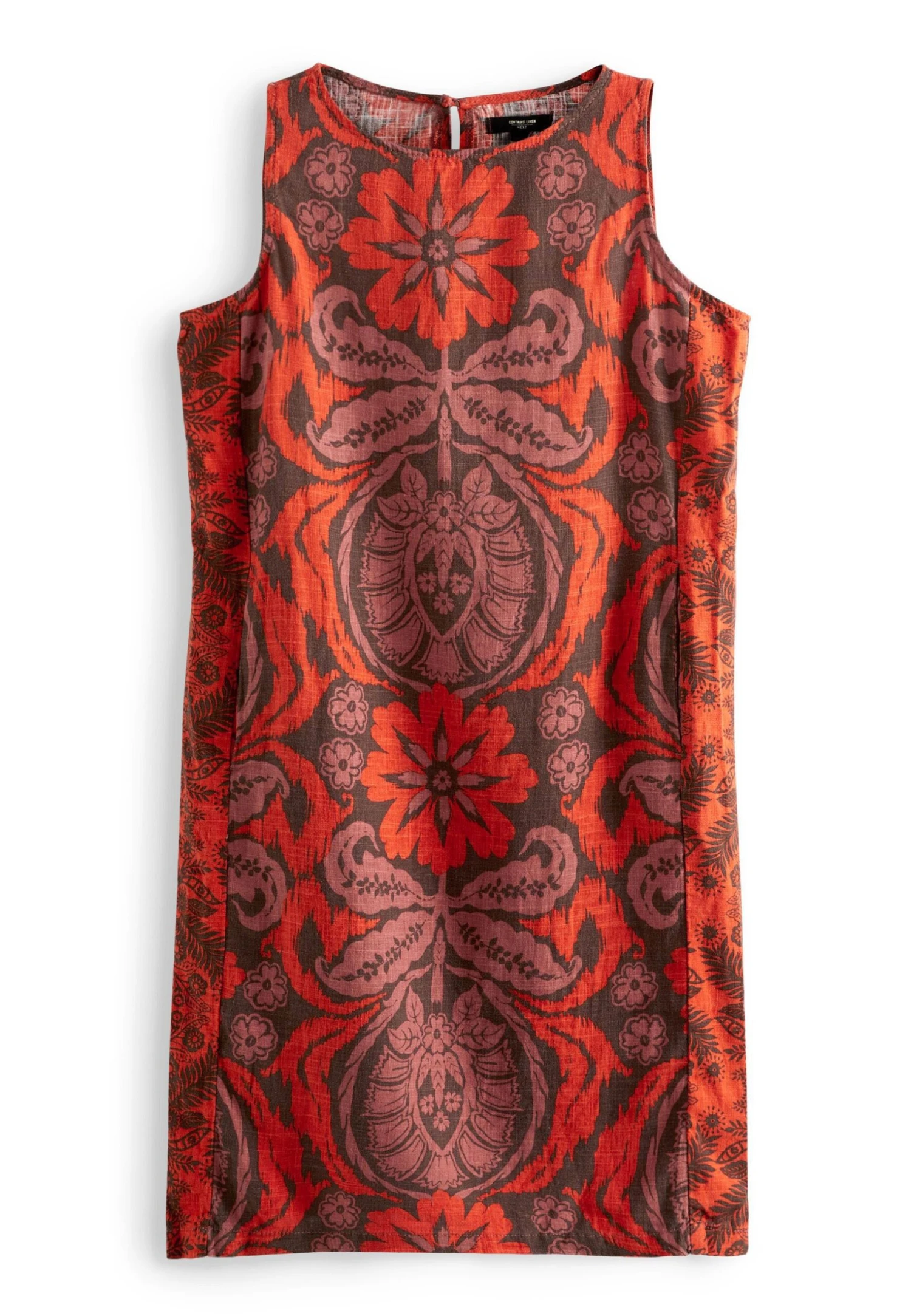 Next Standard - Jurk - Brown Floral Spliced Print 6 Next Standard - Jurk - Brown Floral Spliced Print - Afbeelding 4