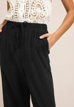 Next Mix Embroidery Culotte - Broek - Black -Next 22fce123143746fabaa3c437a1952df4