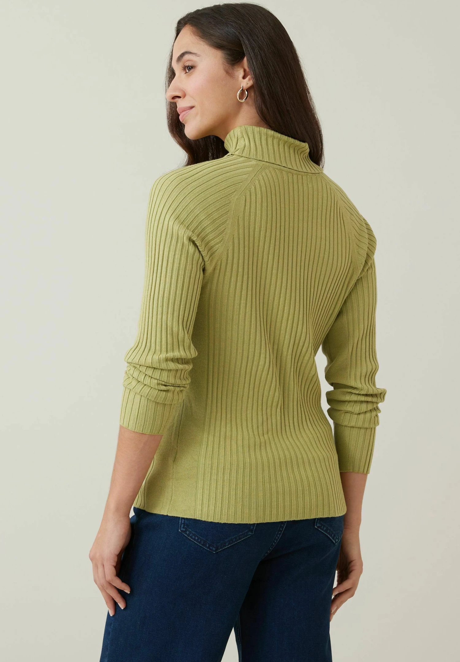 Next Detail Roll Neck- Trui - Green 4 Next Detail Roll Neck- Trui - Green - Afbeelding 2