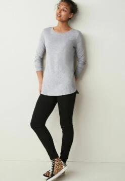 Next Longline Long Sleeve Standard - Longsleeve - Grey -Next 23514857f1bb41969d996a781aeae3fe