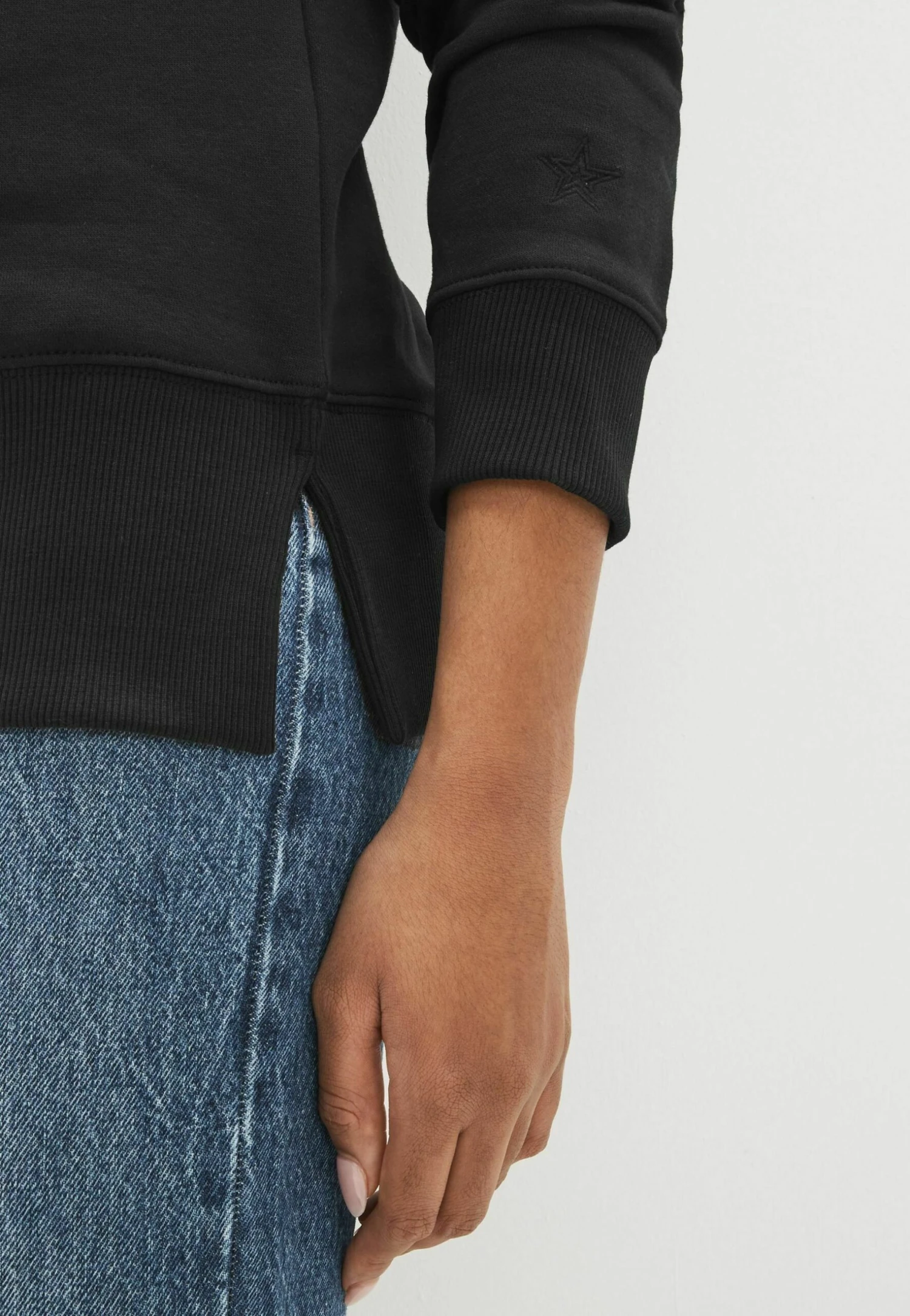 Next Essentials Longline Standard - Sweater - Black 5 Next Essentials Longline Standard - Sweater - Black - Afbeelding 3