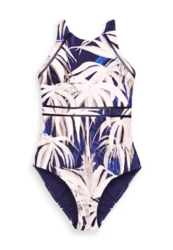 Next Tummy Control- Badpak - Navy Palm Print -Next 25ebefa5dc1942f1afa9681f415cd868