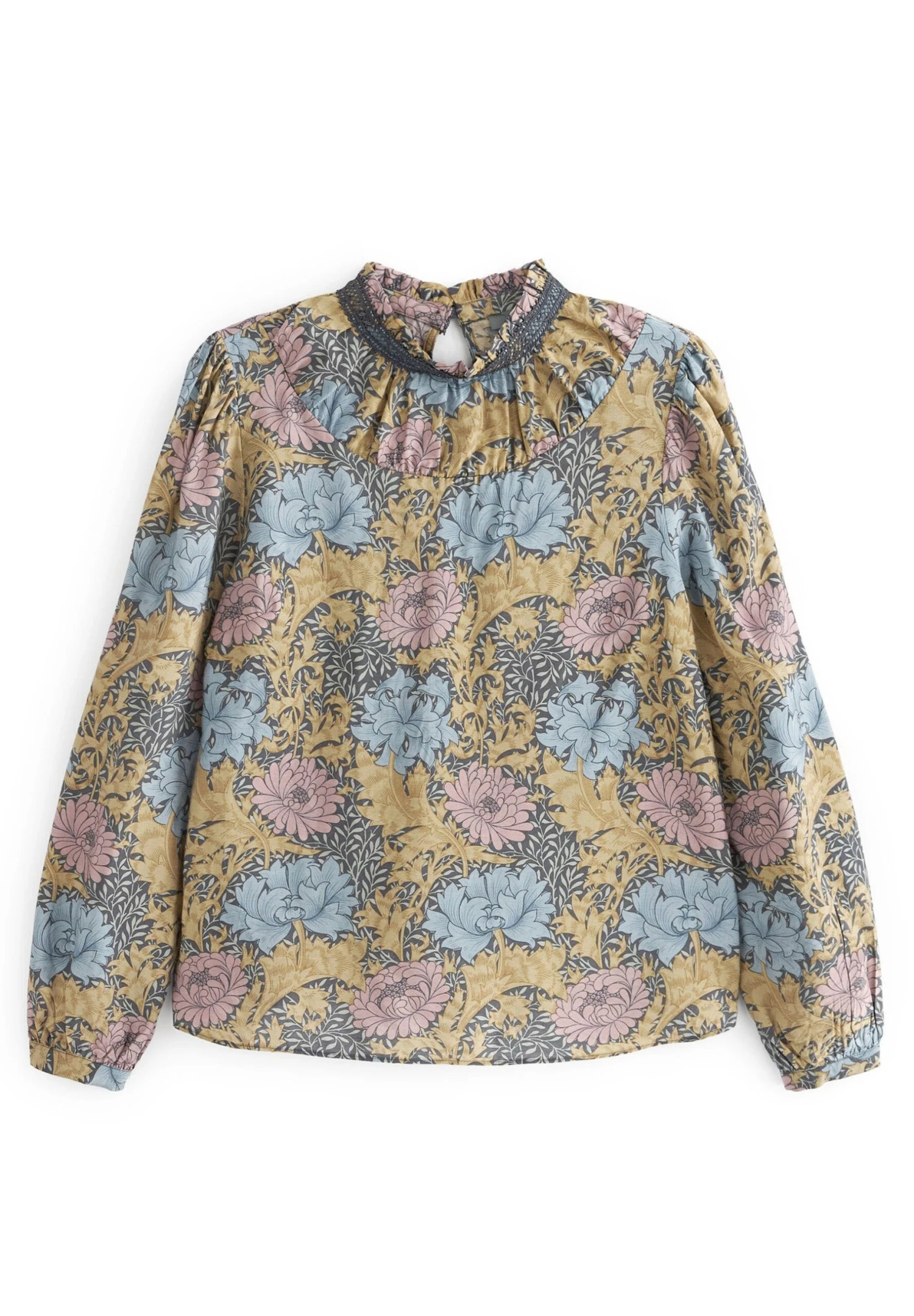 Next Floral - Blouse - Ochre Yellow Floral 7 Next Floral - Blouse - Ochre Yellow Floral - Afbeelding 5