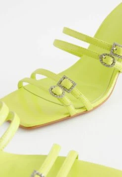 Next Forever Comfort Jewel Buckle Standard - Muiltjes Met Hak - Lime Green -Next 27efc3c7699b4a46af19b963188f7570