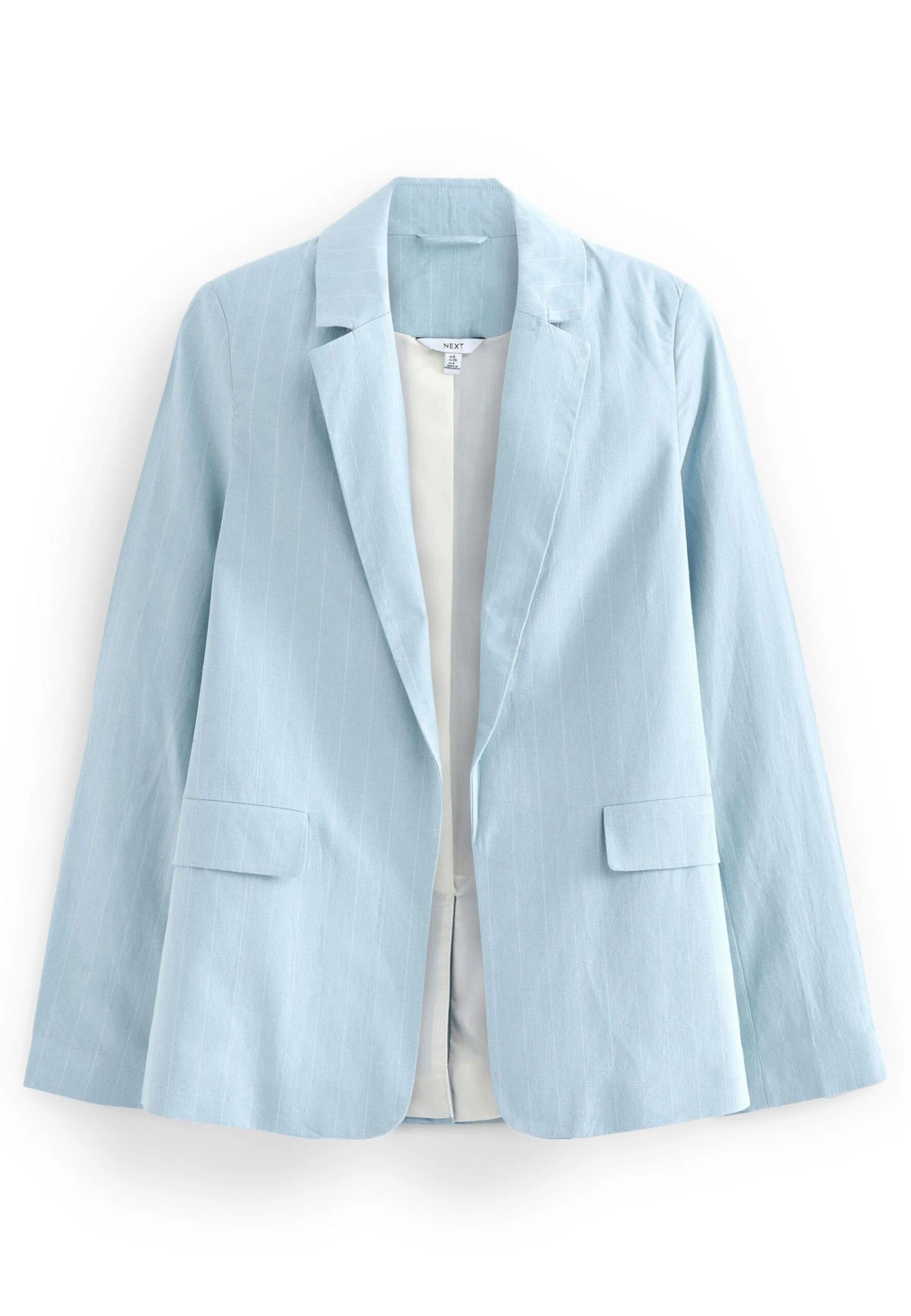 Next Pinstripe Standard - Halflange Jas - Blue 6 Next Pinstripe Standard - Halflange Jas - Blue - Afbeelding 4