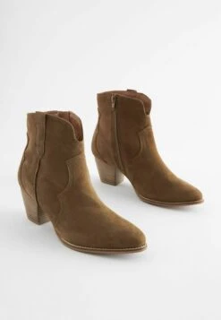 Next Forever Comfort Western Regular Wide Fit - Cowboy-/Bikerlaarsjes - Tan Brown -Next 2926baeb184b4e9d9aa6dbd0be9ad78a