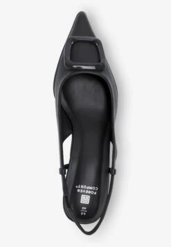Next Forever Comfort Hardware Slingback Kitten- Klassieke Pumps - Black -Next 2dc49f92f24447e88ec0f8622eb45210