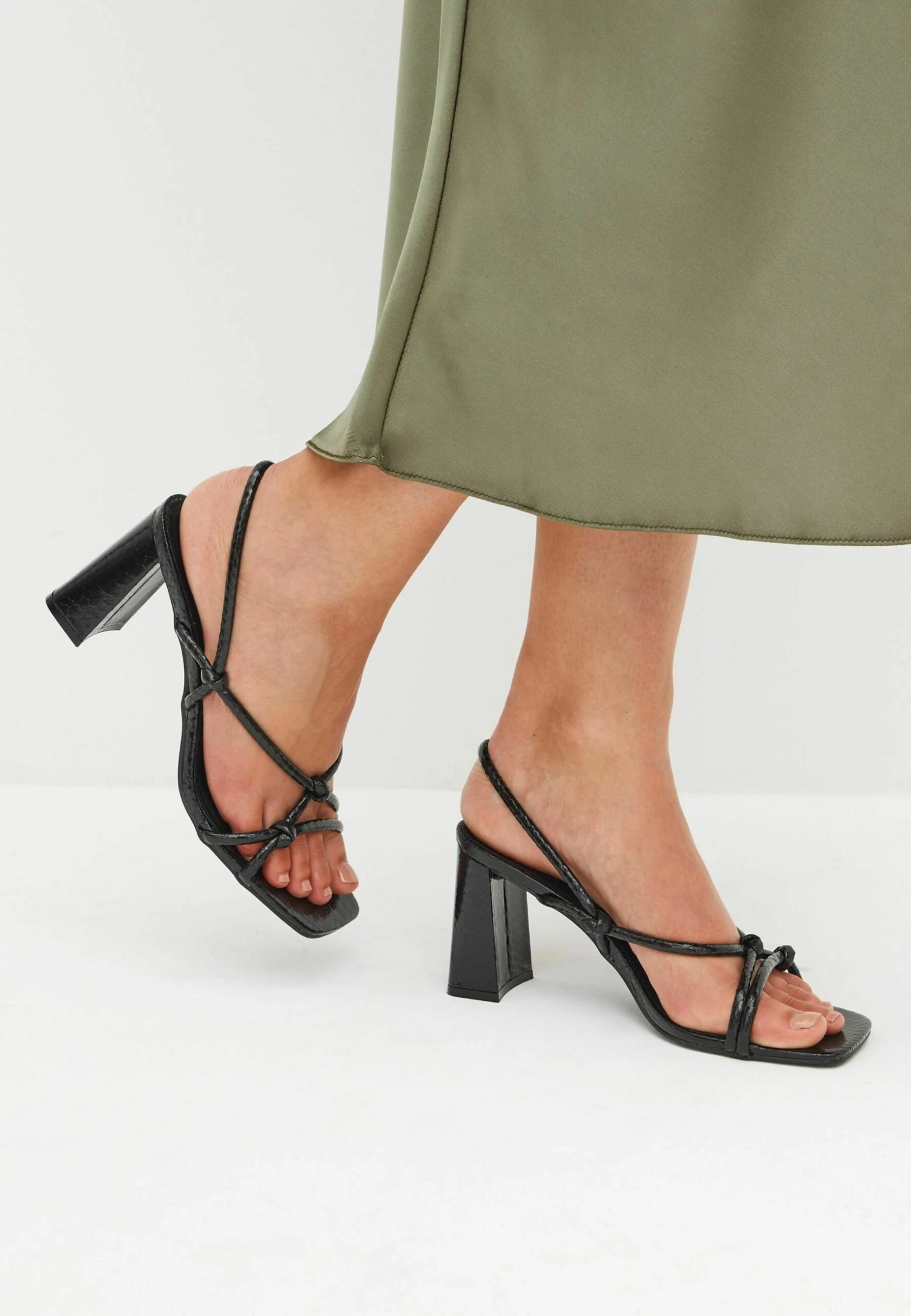 Next Forever Comfort Knotted Standard - Sandalen - Black 3 Next Forever Comfort Knotted Standard - Sandalen - Black