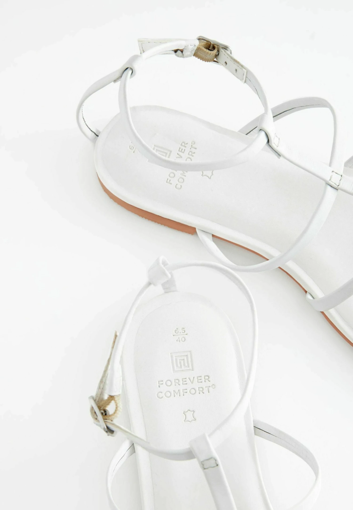 Next Simple Gladiator Standard - Sandalen - White 7 Next Simple Gladiator Standard - Sandalen - White - Afbeelding 5