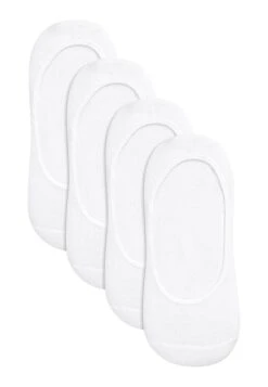 Next Cushion Sole Footlets 4 Pack - Enkelsokken - White