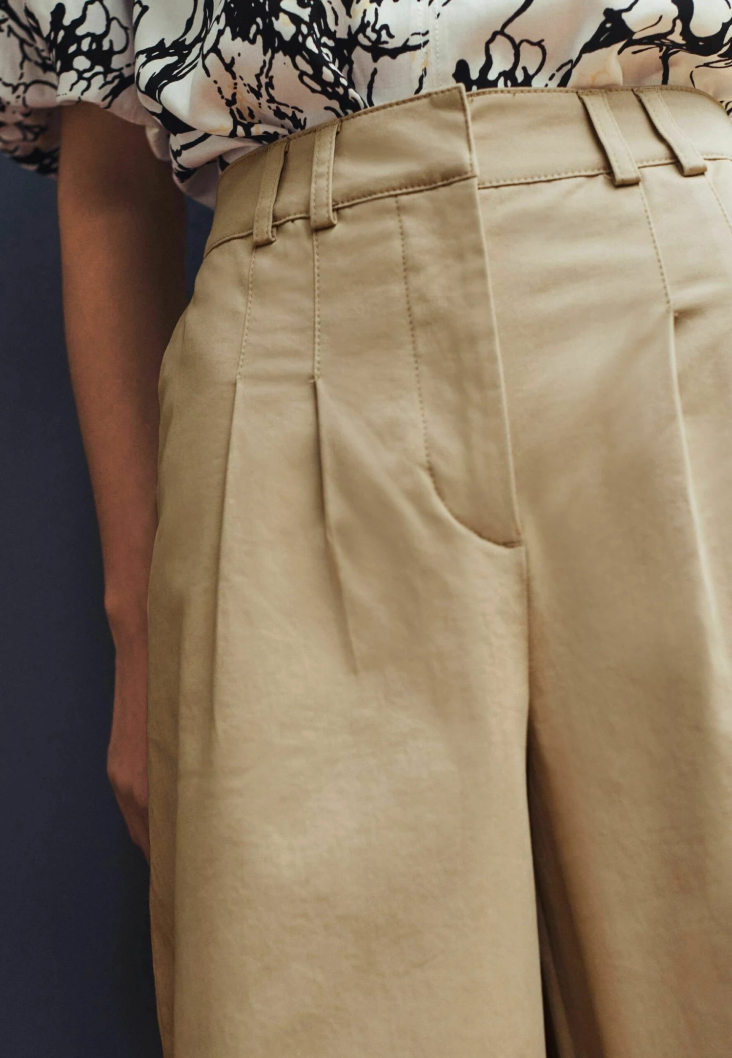 Next Wide LegStandard - Broek - Cream 5 Next Wide LegStandard - Broek - Cream - Afbeelding 3